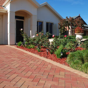 Clay Driveway Pavers - Autumn Sunset