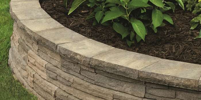 Flagstone Circular Garden Wall