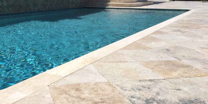 Country Classic Travertine Pool Area Paver