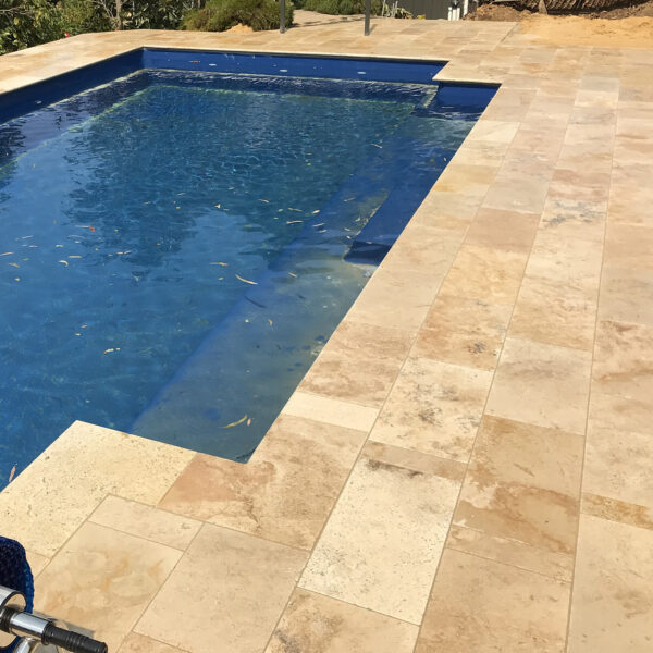 Country Classic Travertine Pool Area Paver