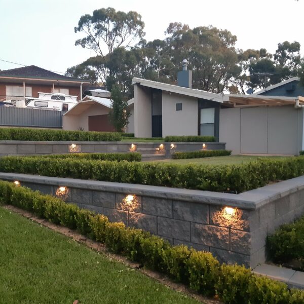 Versawall Front Yard | Retaining Wall Blocks Charcoal