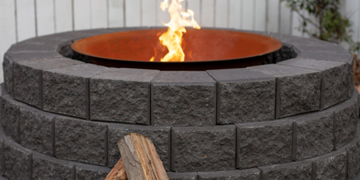 Miniwall fire pit