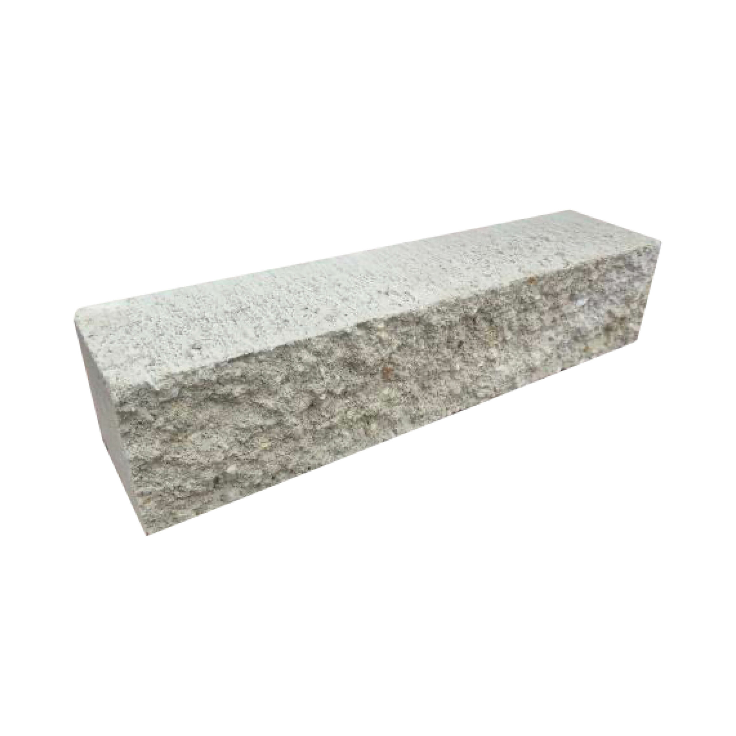 Small Splitface Garden Edge Block Pearl Grey