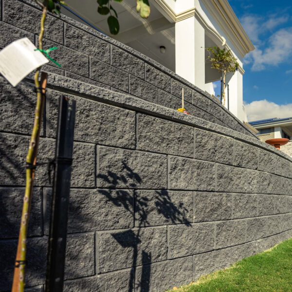 Easy Wall Charcoal Retaining Wall | Southern Earth Landscaping4